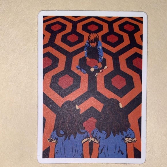 THE SHINING Sticker Pack of 2 Evil Twins + Here’s Johnny NEW Rare Collection - Picture 12 of 14